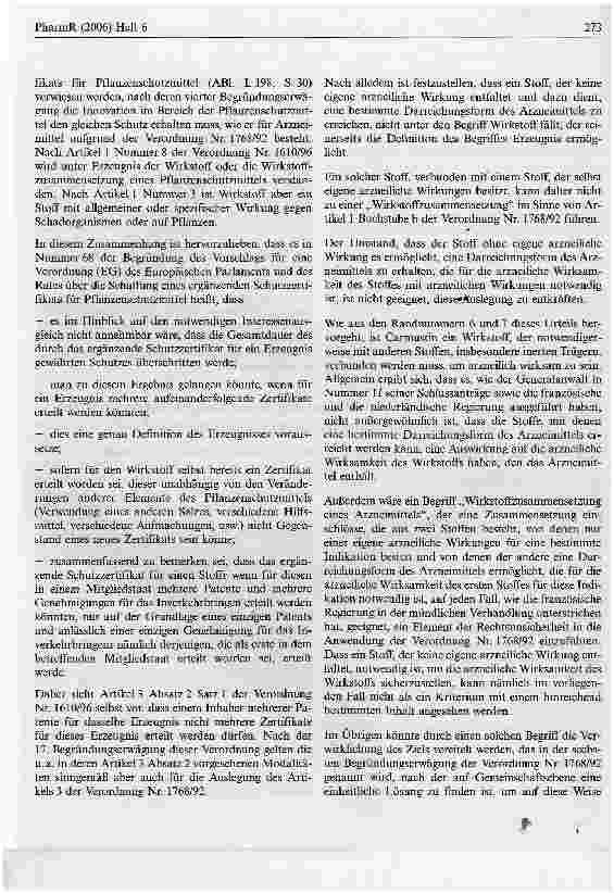 Vorschauseite 4: Ergänzendes Schutzzertifikat für Arzneimittel-Begriff Wirkstoffzusammensetzung