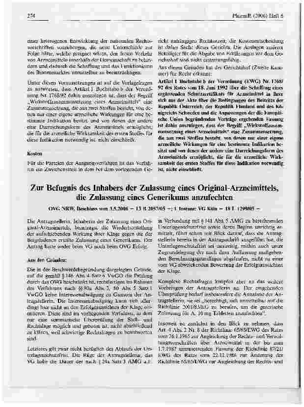 Vorschauseite 5: Ergänzendes Schutzzertifikat für Arzneimittel-Begriff Wirkstoffzusammensetzung