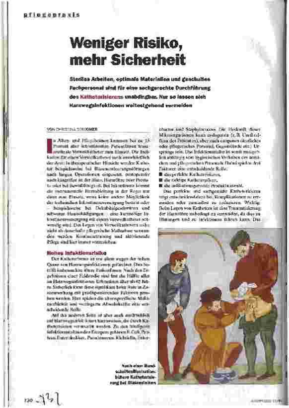 Vorschauseite 1: Weniger Risiko, mehr Sicherheit.