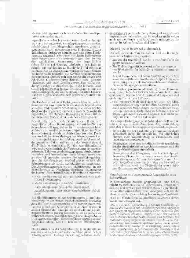 Vorschauseite 2: Die Inklusion in der Sekundarstufe II ist die größte Herausforderung Teil I