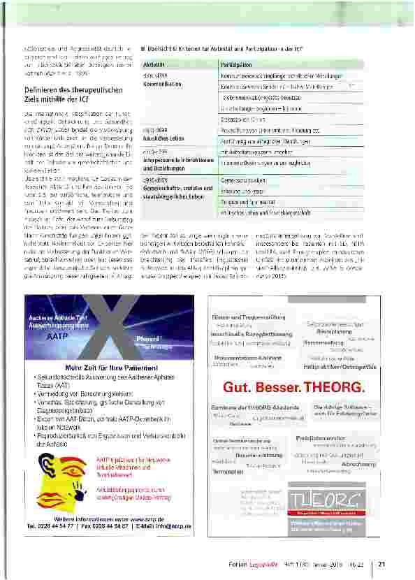 Vorschauseite 6: Evidenzbasierte Sprachtherapie bei Primär Progredienten Aphasien (PPA)