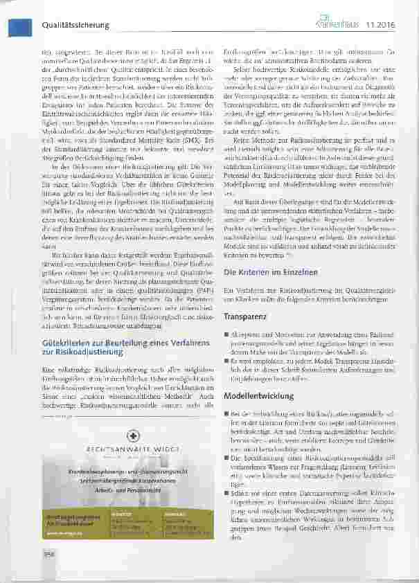 Vorschauseite 5: Risikoadjustierung von Qualitätsindikatoren