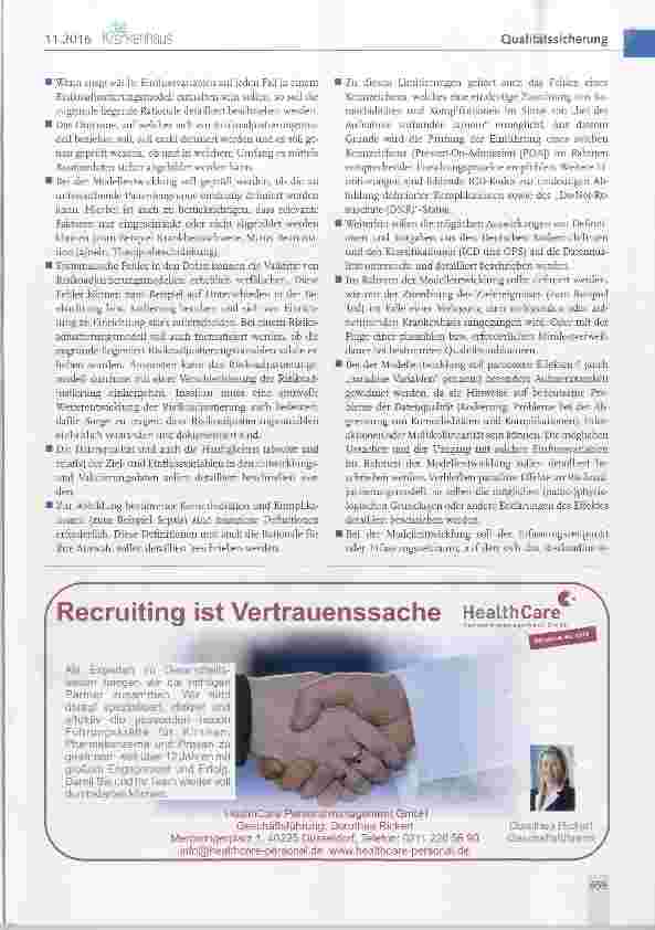 Vorschauseite 6: Risikoadjustierung von Qualitätsindikatoren