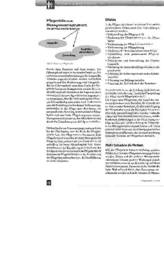 Vorschauseite 3: Pflegevisite - muss das sein?