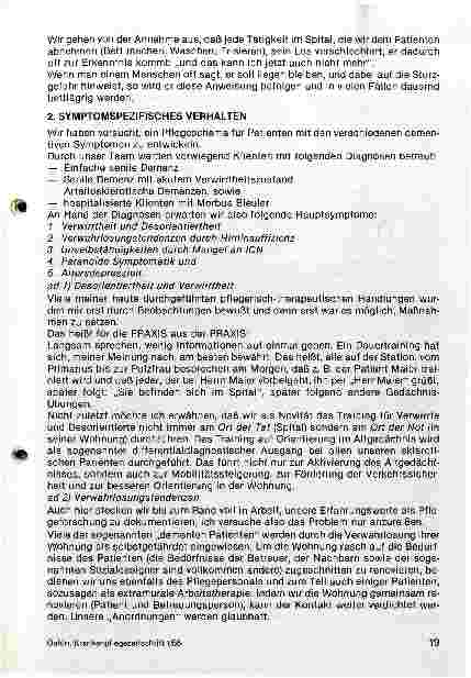 Vorschauseite 4: Krankenpflege im psychiatrischen Krankenhaus der Stadt Wien Baumgartner Höhe