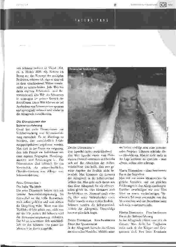 Vorschauseite 2: Die Welt des Schmerzes