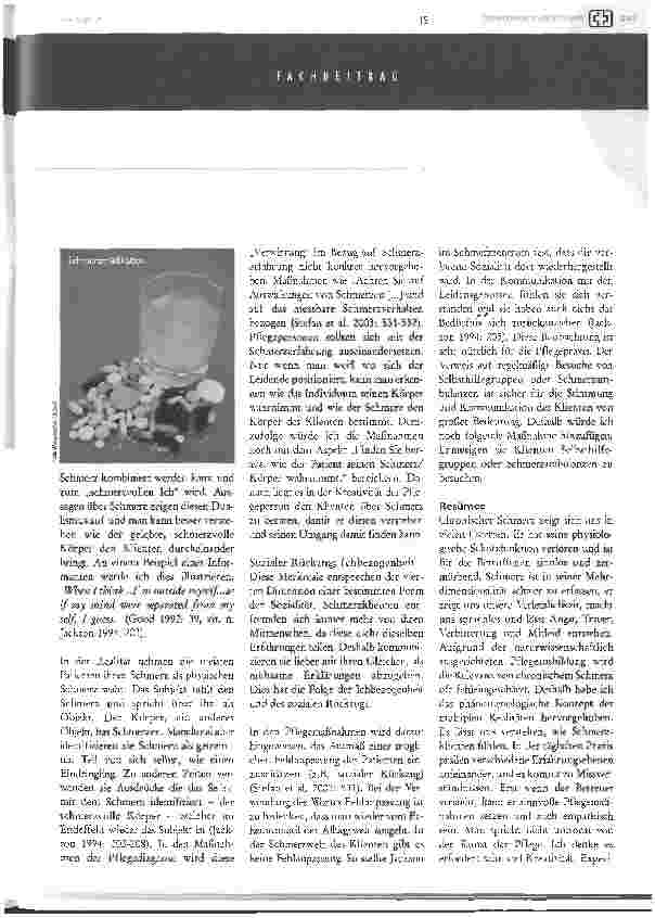 Vorschauseite 4: Die Welt des Schmerzes