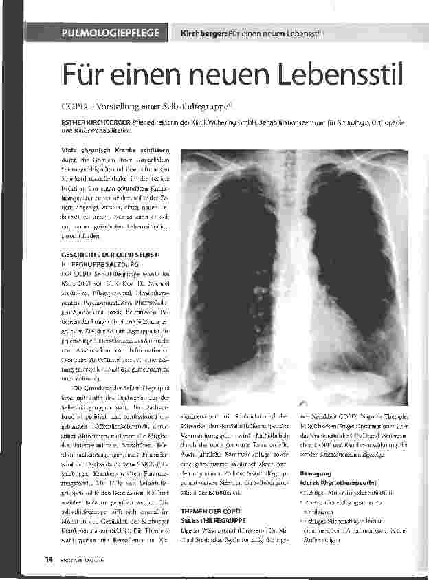 Vorschauseite 1: Für einen neuen Lebensstil