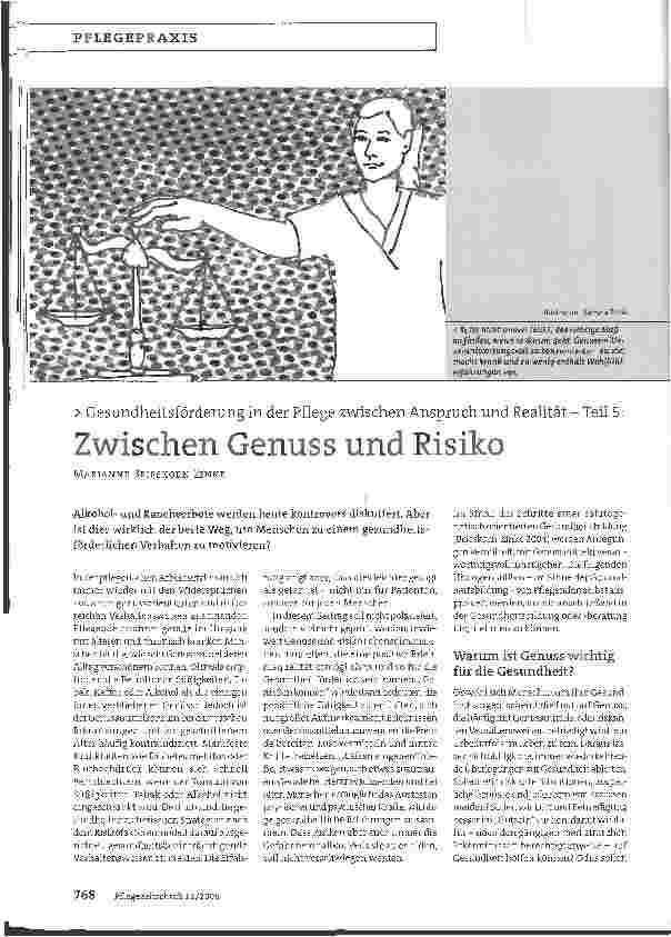 Vorschauseite 1: Zwischen Genuss und Risiko
