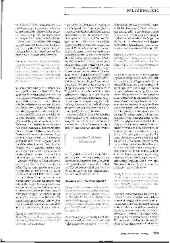 Vorschauseite 2: Zwischen Genuss und Risiko