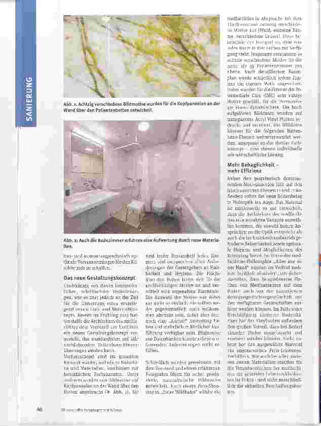 Vorschauseite 3: Neues Färbund Materialkonzept für Bettenhaus-Sanierung der Uniklinik Köln