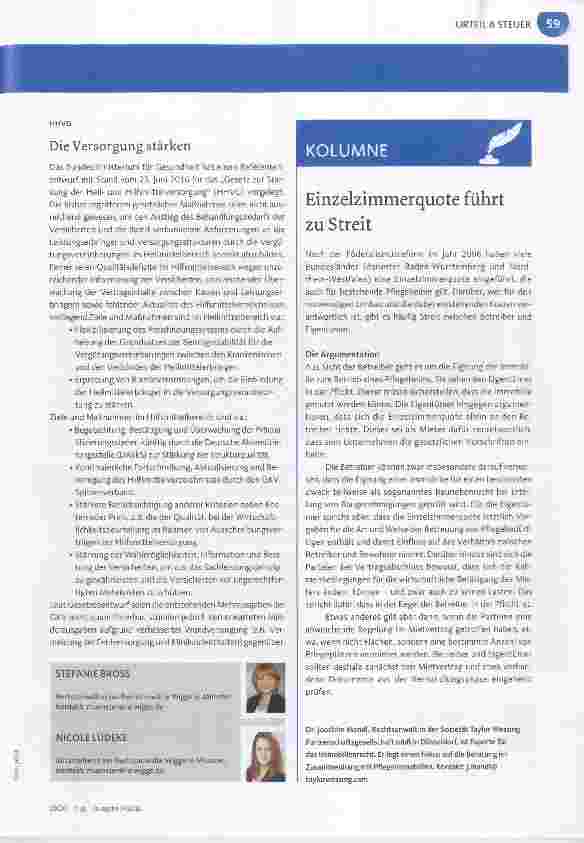 Vorschauseite 2: Systemversagen geht zu Lasten der Krankenkassen