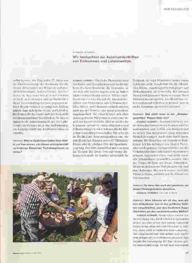 Vorschauseite 2: Was wir brauchen sind nicht Fürsorgeräume, sondern geteilte Räume des Miteinanders.
