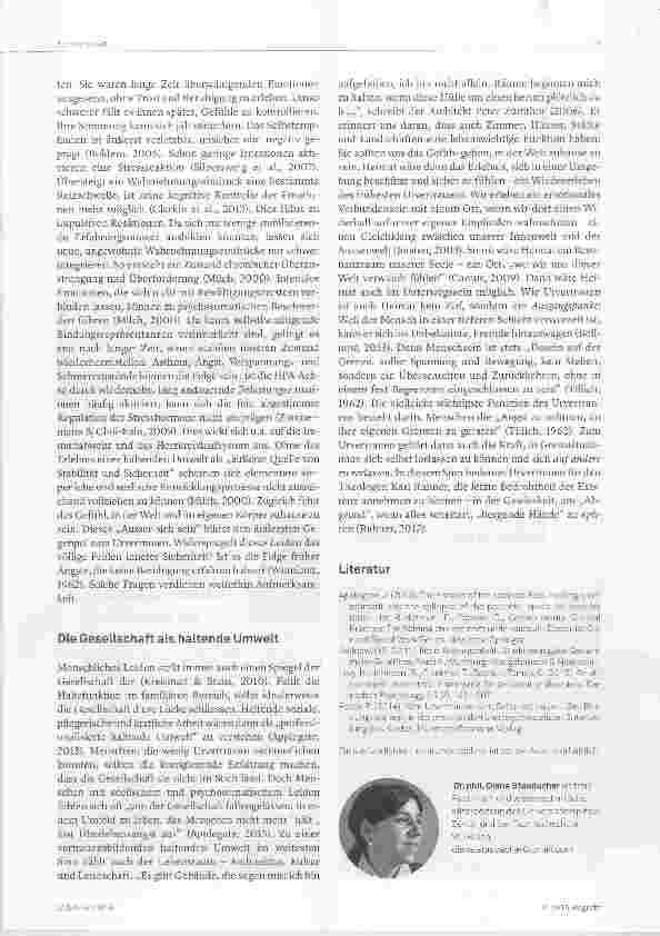 Vorschauseite 3: Die „Schutzhülle“ des Vertrauens „Urvertrauen“ als prägende Grundlage körperlicher und seelischer Gesundheit