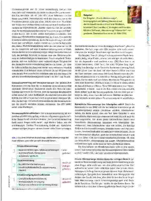 Vorschauseite 2: Altersvorsorge für Physiotherapeuten Richtig gespart ist die halbe Rente