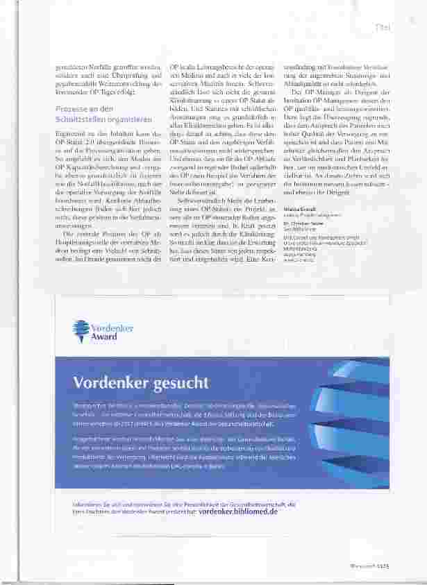 Vorschauseite 3: Grundgesetz des Operationssaals