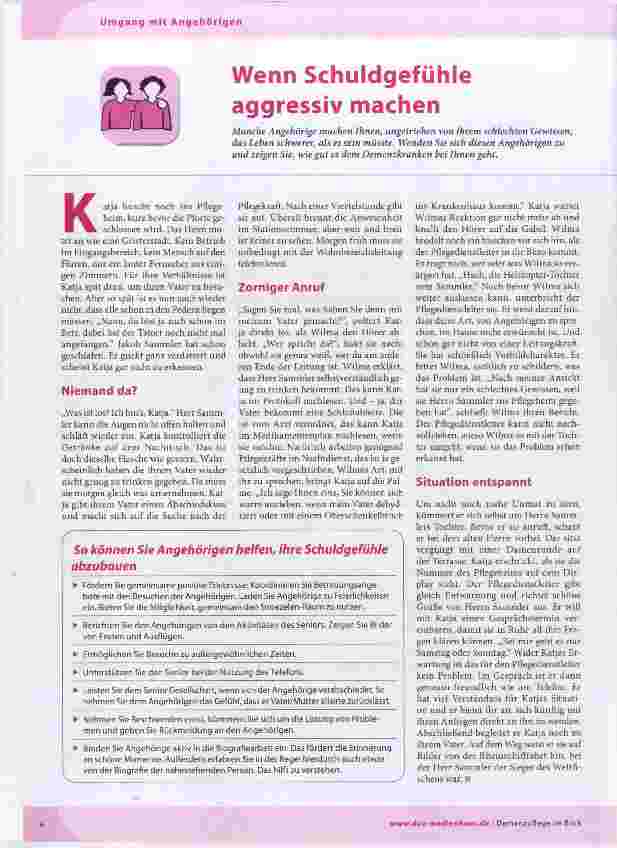 Vorschauseite 1: Wenn Schuldgefühle aggressiv machen