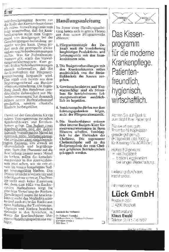 Vorschauseite 4: Hat die Selbstkostenerstattung ausgedient? Krankenhauspflegesätze 1986