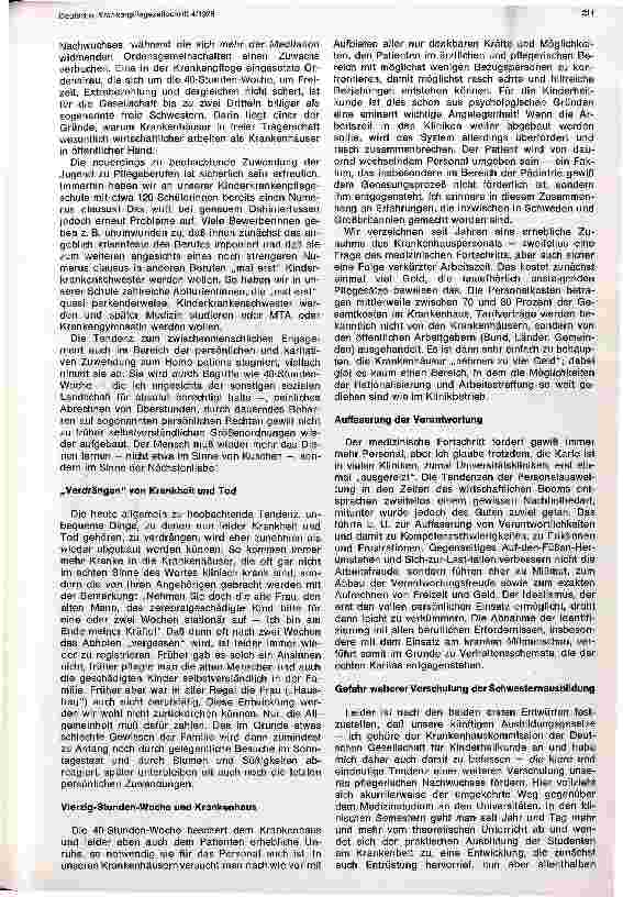 Vorschauseite 3: Standort und Perspektiven der klinischen Medizin in der heutigen Industriegesellschaft