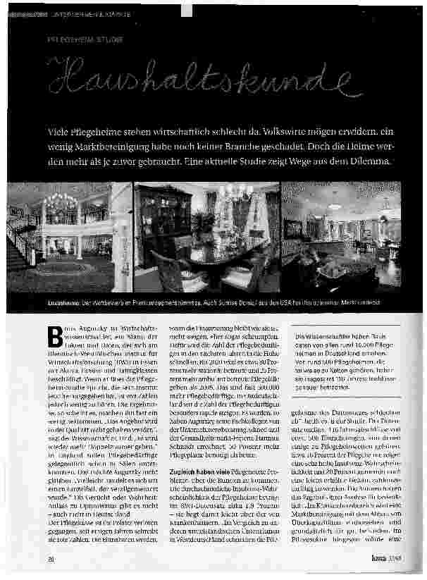 Vorschauseite 1: Haushaltskunde