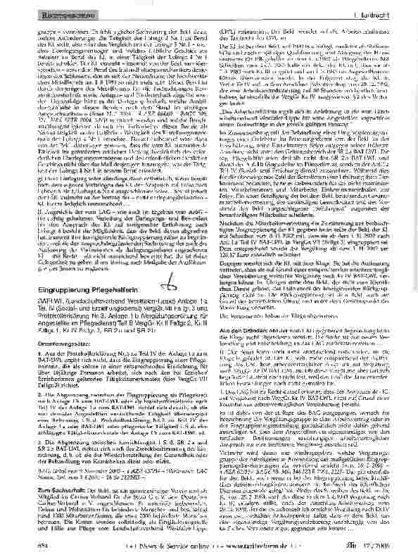 Vorschauseite 1: Eingruppierung Pflegehelferin