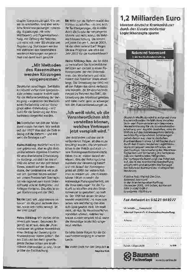 Vorschauseite 2: Die Politik ist leichtfertig