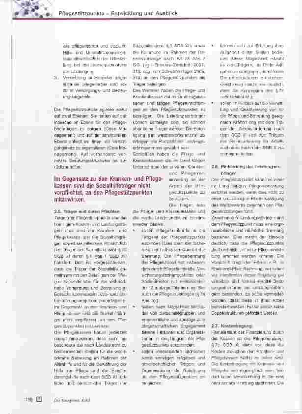 Vorschauseite 3: Pflegestützpunkte Entwicklung und Ausblick
