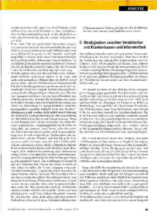 Vorschauseite 5: 20 Jahre freie Kassenwahl: Was sich für die Versicherten geändert hat