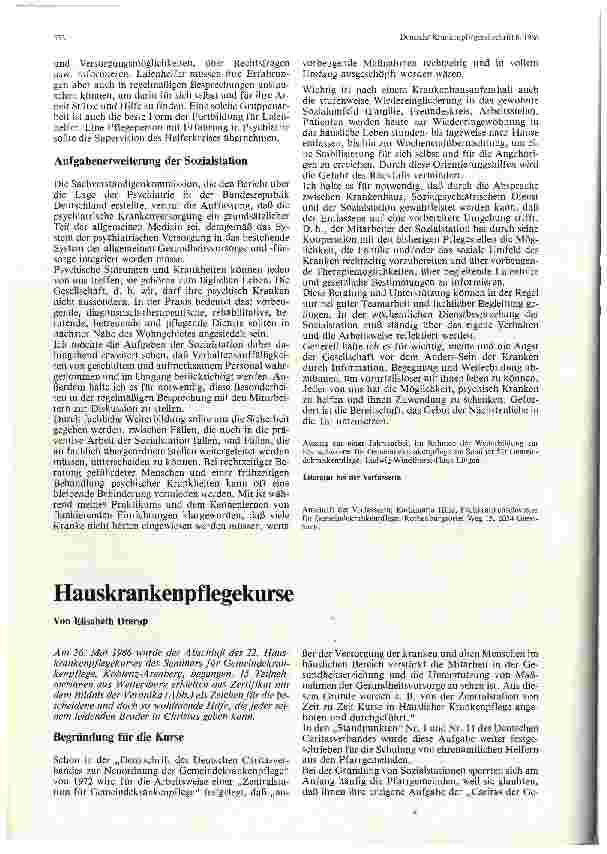 Vorschauseite 3: Der psychisch Kranke zwischen stationärer Unterbringung und Häuslichkeit