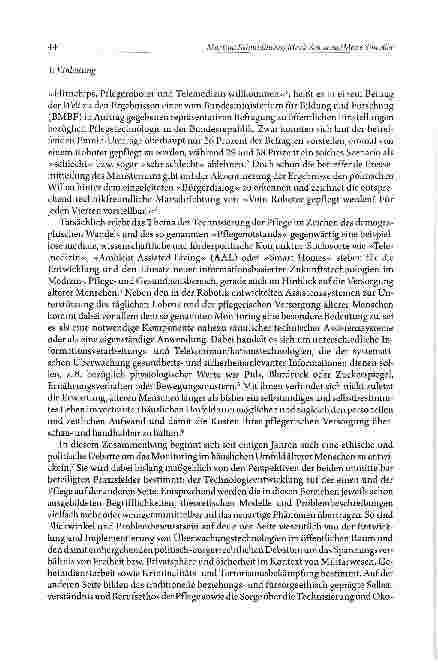 Vorschauseite 2: Zwischen Überwachung und Fürsorge - Perspektiven der ethischen Debatte um Monitoringtechniken im häuslichen Umfeldälterer Menschen