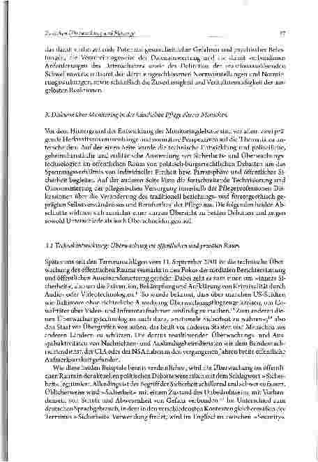 Vorschauseite 5: Zwischen Überwachung und Fürsorge - Perspektiven der ethischen Debatte um Monitoringtechniken im häuslichen Umfeldälterer Menschen