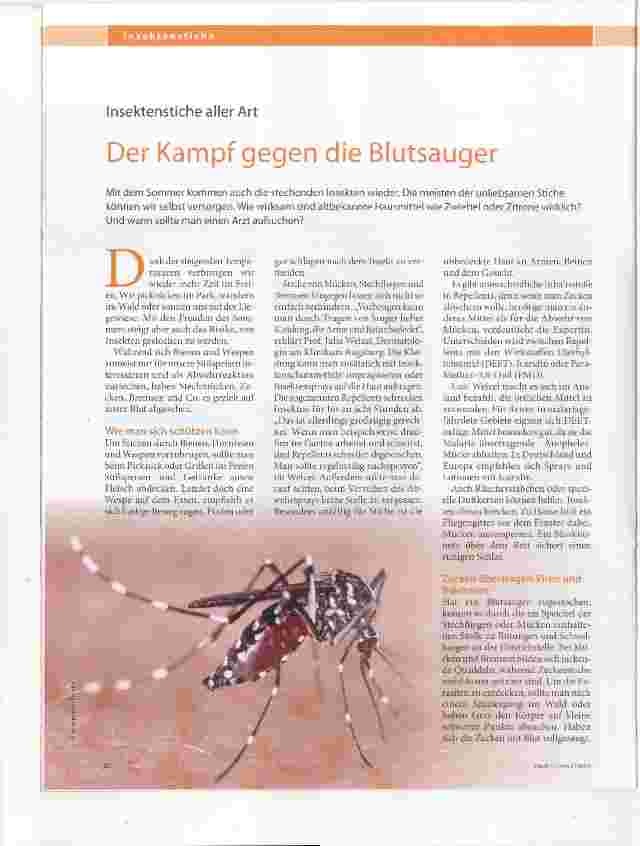 Vorschauseite 1: Der Kampf gegen die Blutsauger