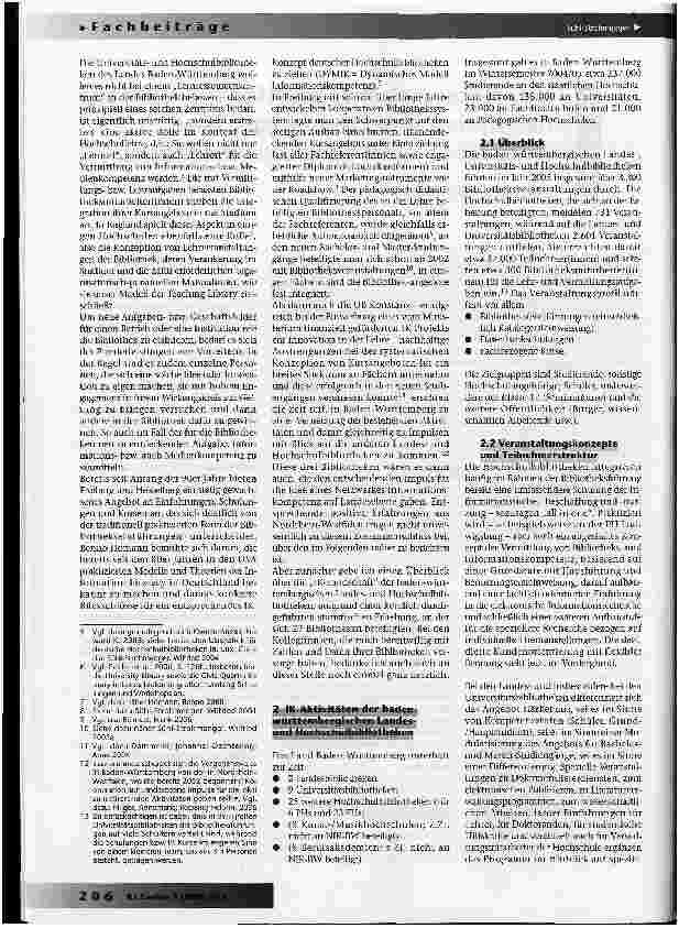 Vorschauseite 2: Das Netzwerk Informationskompetenz der baden-württembergischen Hochschulund Landesbibliotheken