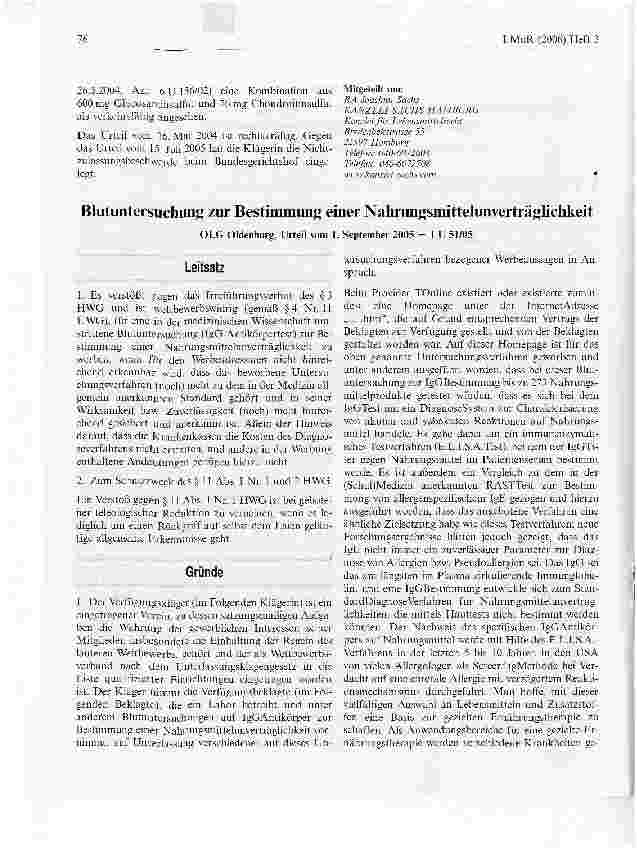 Vorschauseite 2: Nahrungsergänzungsmittel mit einer Dosierung von 750 bzw. 1.000 mg Glucosaminsulfat täglich verkehrsfähig!
