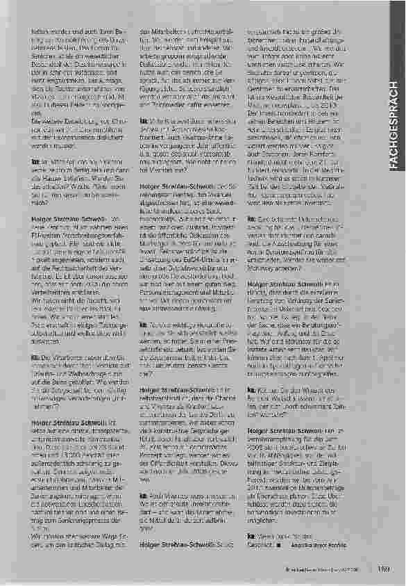 Vorschauseite 2: Der Kampf umnoch schwärzere Zahlen