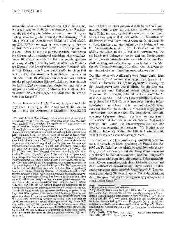Vorschauseite 6: Physiologische, pharmakologische und toxikologische Wirkung- Ein Beitrag zur Abgrenzung von Lebensmitteln, Arzneimitteln und gefährlichen Stoffen - (Teil 1)