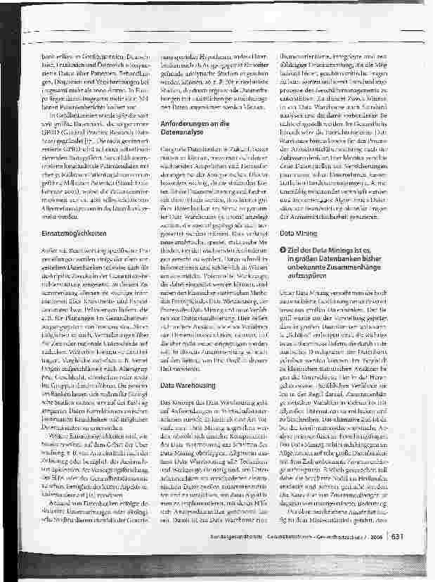 Vorschauseite 4: Datenquellen in der Epidemiologie