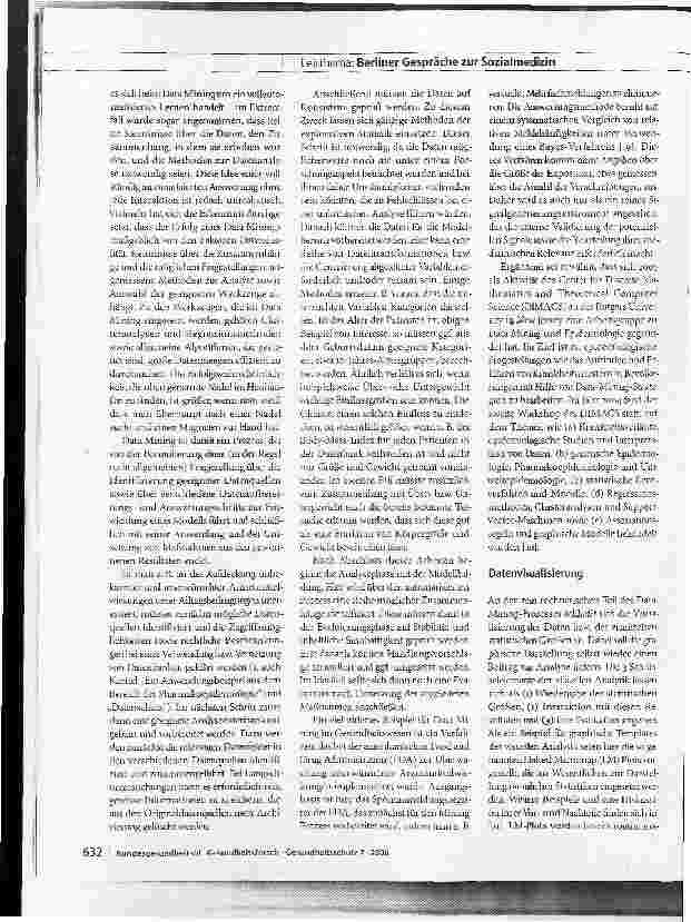 Vorschauseite 5: Datenquellen in der Epidemiologie