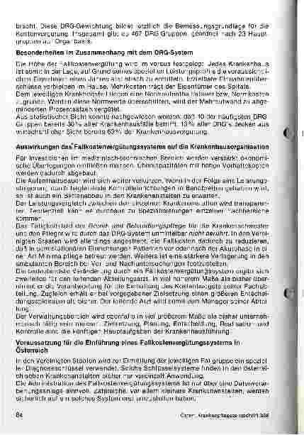 Vorschauseite 2: Künftige Wege der Spitalsfinanzierung und ihre Auswirkungen auf die Krankenhausorganisation