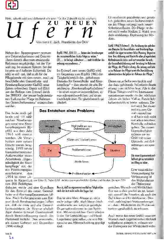 Vorschauseite 1: Zu neuen Ufern Nett, adrett und umweltfreundlich wird für die Zukunft nicht reichen