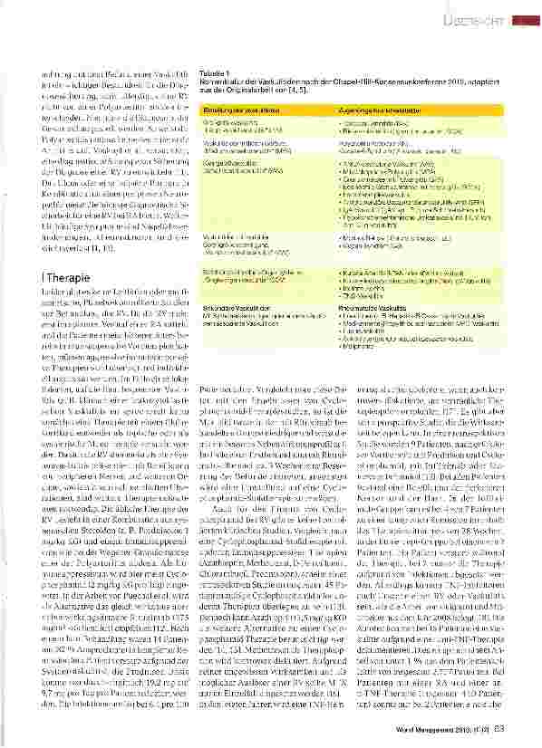 Vorschauseite 3: Rheumatoide Vaskulitis