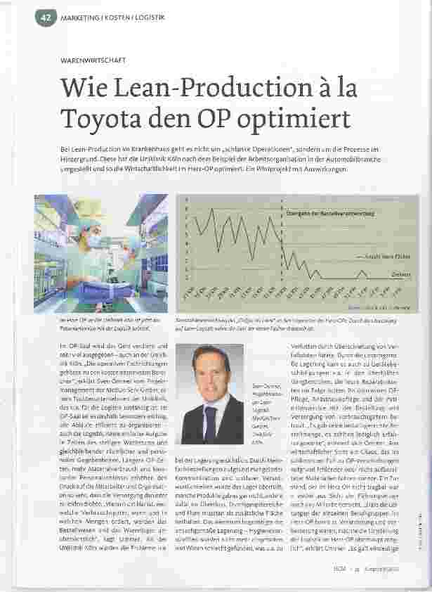 Vorschauseite 1: Wie Lean-Production a la Toyota den OP optimiert