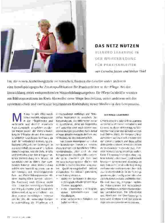 Vorschauseite 1: DAS NETZ NUTZEN