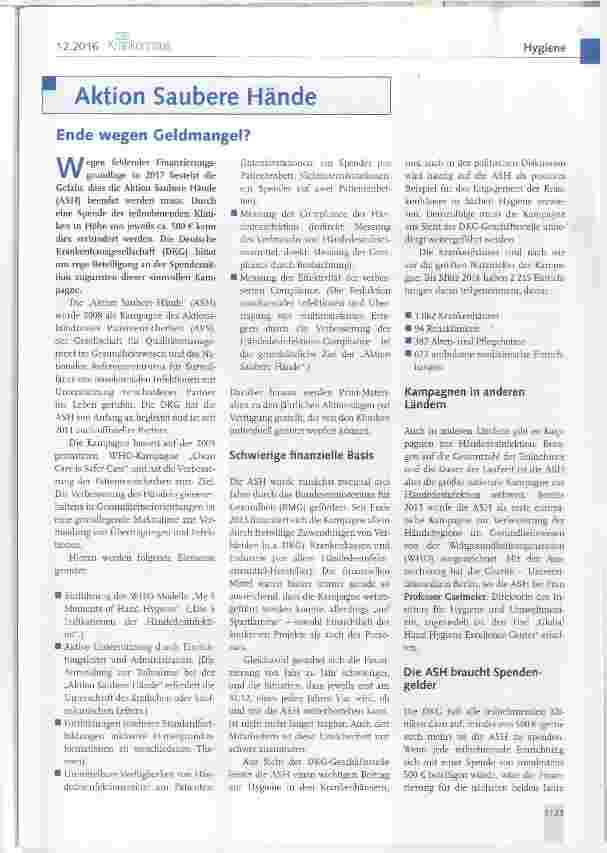 Vorschauseite 1: Ende wegen Geldmangel?