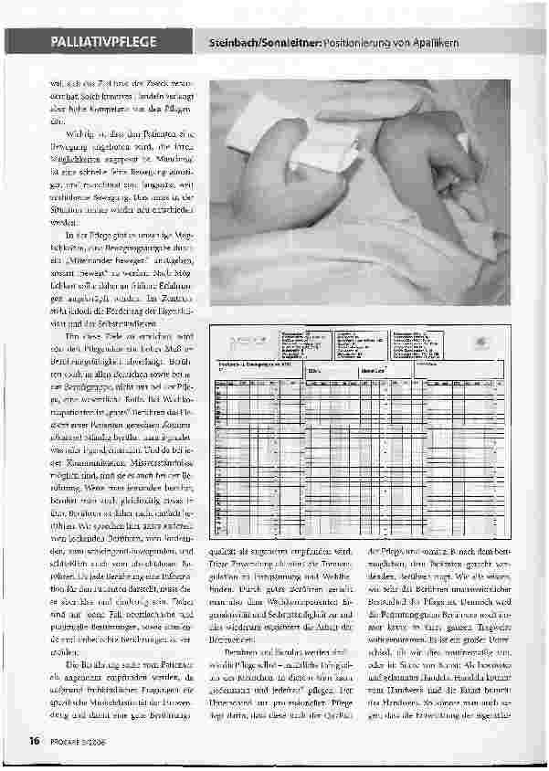 Vorschauseite 3: Miteinander-Bewegen - Bewegung und Positionierung von Patienten im apallischen Syndrom