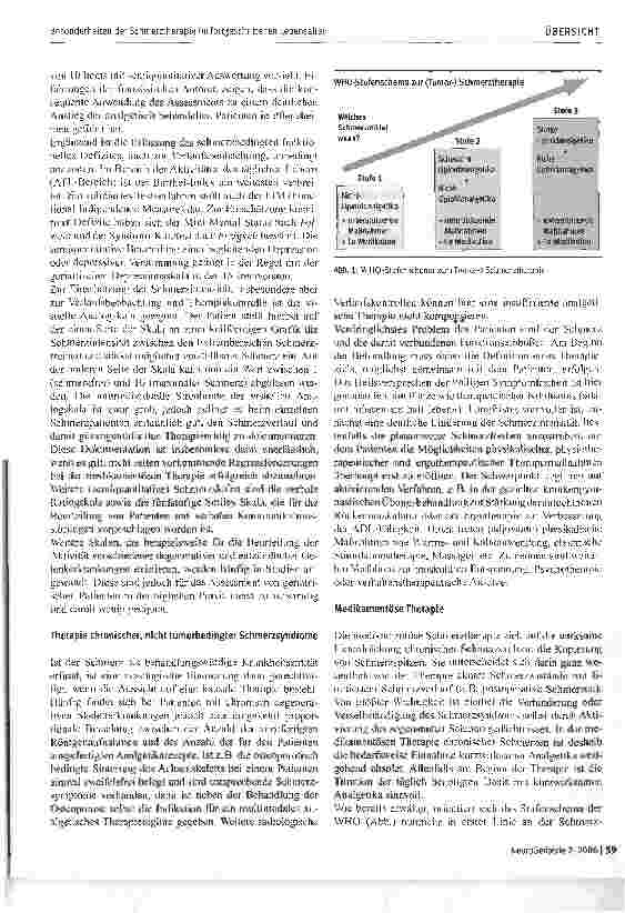 Vorschauseite 3: Besonderheiten der Schmerztherapie im fortgeschrittenen Lebensalter