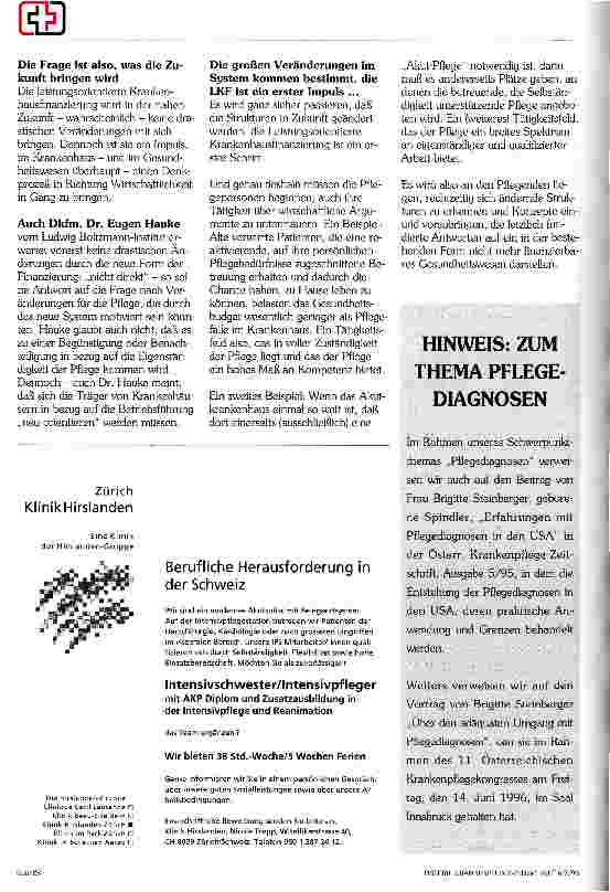 Vorschauseite 3: Leistungsorientierung versus Pflegequalität?