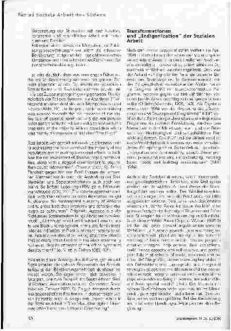 Vorschauseite 5: Geschichte und Aktualität Sozialer Arbeit in Südafrika