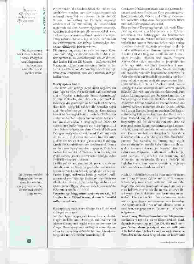 Vorschauseite 6: Homöopathie - Hormone - Histamin