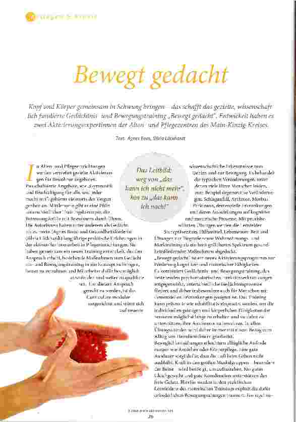 Vorschauseite 1: Bewegt gedacht